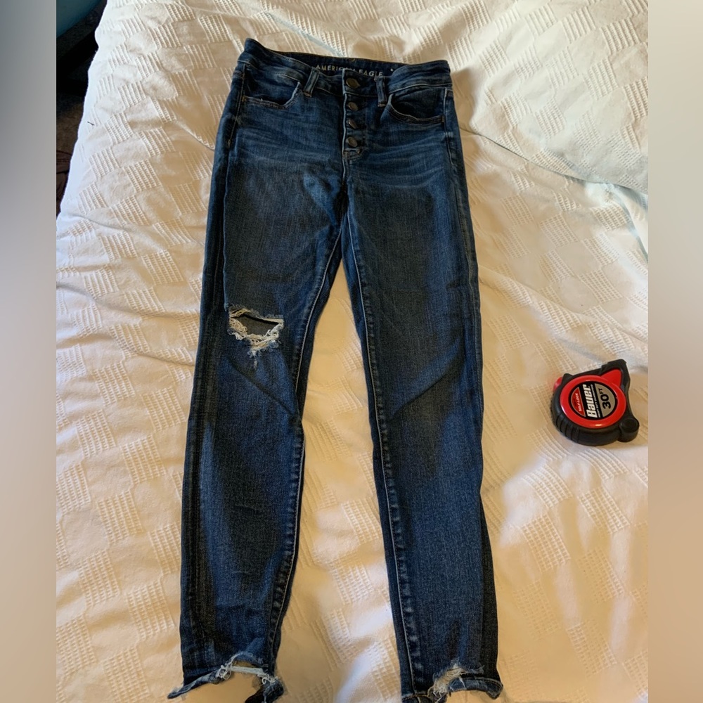 Button Front AE Jeans 4 Short